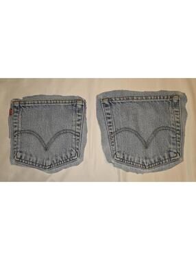 Levi's Denim Jean Back Pockets Pair